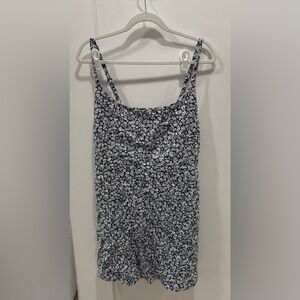 Old Navy Blue and White Floral Mini Dress